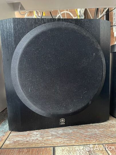 Сабвуфер и усилитель бу yamaha rx-v467 YST-SW216