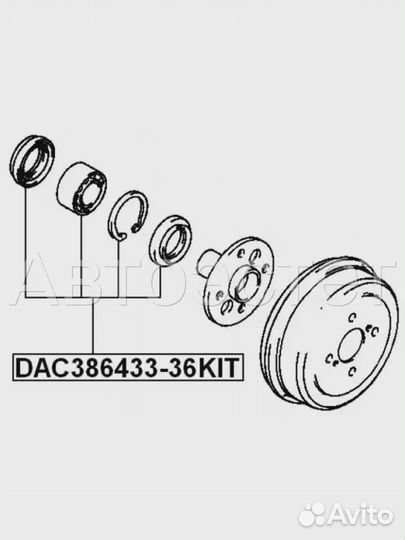 Ступица DAC386433-36KIT