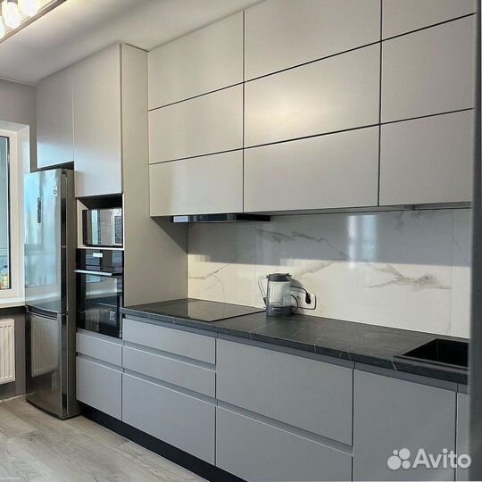 Кухонный гарнитур кухни на заказ замер изготовлени