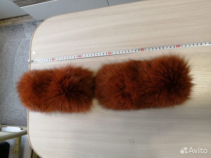 Меховой воротник (много)