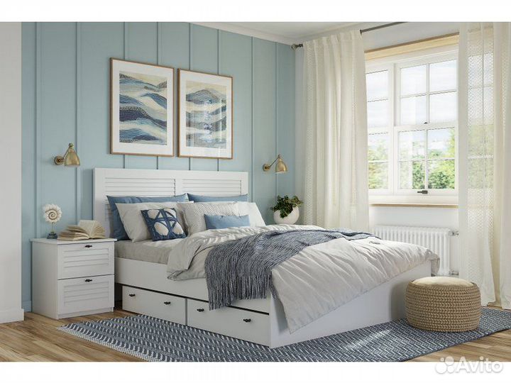 Тумба прикроватная Монмарт White