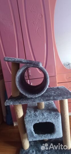 Домик для кошки с когтеточкой
