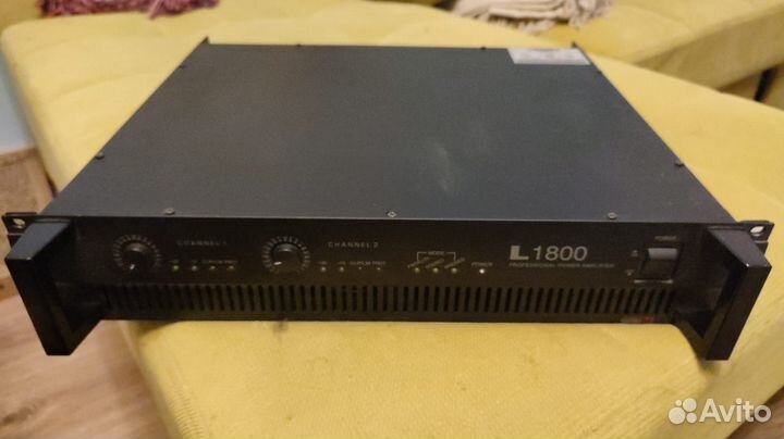 Усилитель L-1800 Inter-M \ 2х600 Вт (4 Ом)