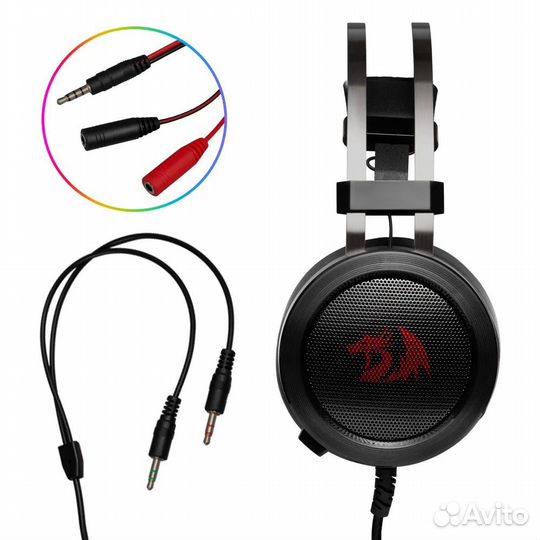 Наушники игровые с микрофоном Redragon Scylla