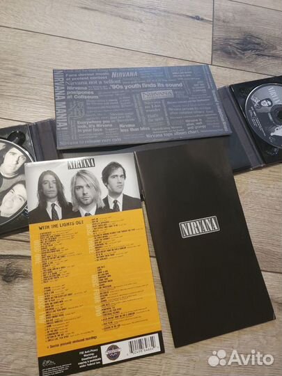 3CD/DVD japan Box Nirvana - With The Lights Out