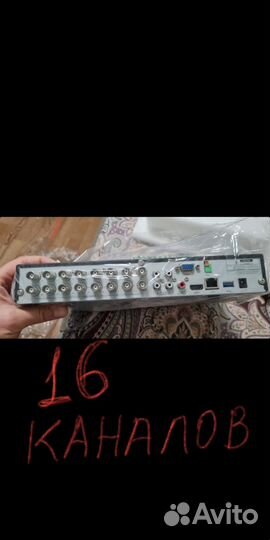 Видеорегистр Хеквижен 16 на 4камер новый комплект