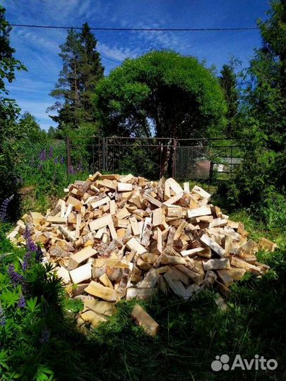 Дрова березовые. Колотые