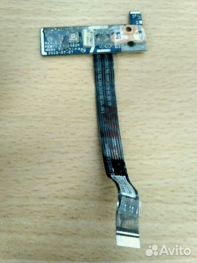 Плата кнопки включения со шлейфом acer ls-6582p