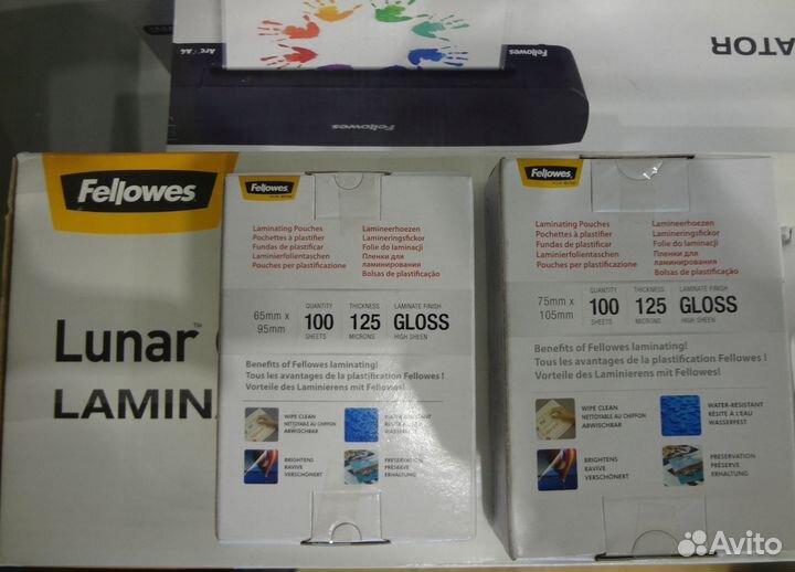 Пленка для ламинатора А4 80мкм, 75х10мм, 65х95мм