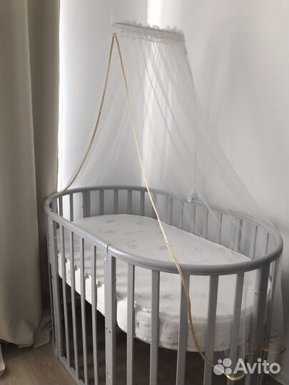 Балдахин в кроватку с держателем