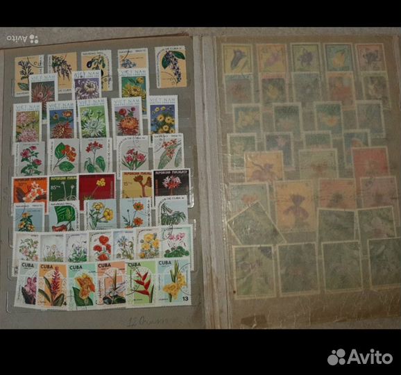 Старинная коллекция марок 20.век.1250.шт.ссср.все