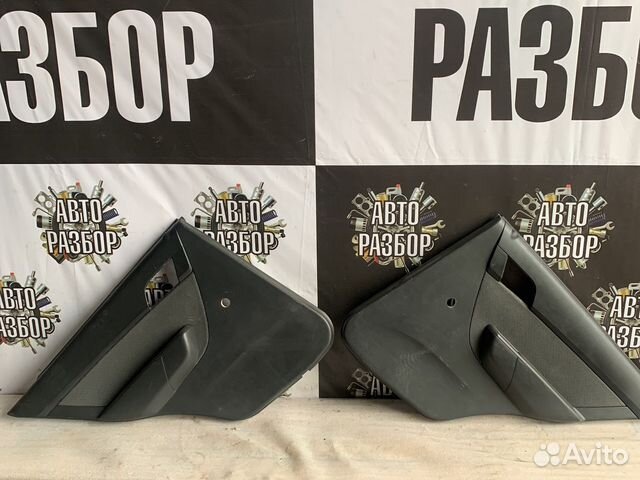 Шевроле авео дверные карты задние