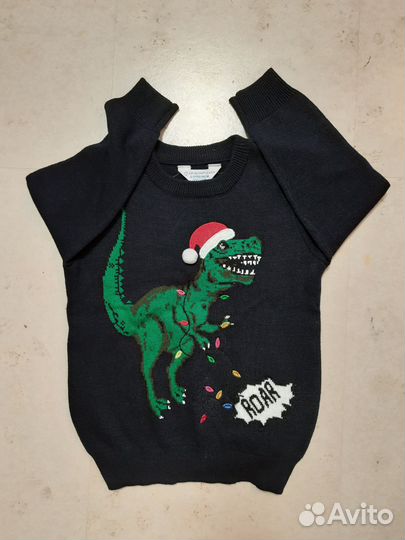 Свитер кофта динозавр 98 размер