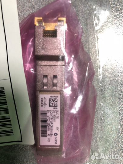 Cisco модуль оптич.GLC-TE и трансивер SFP-10G-LR-S