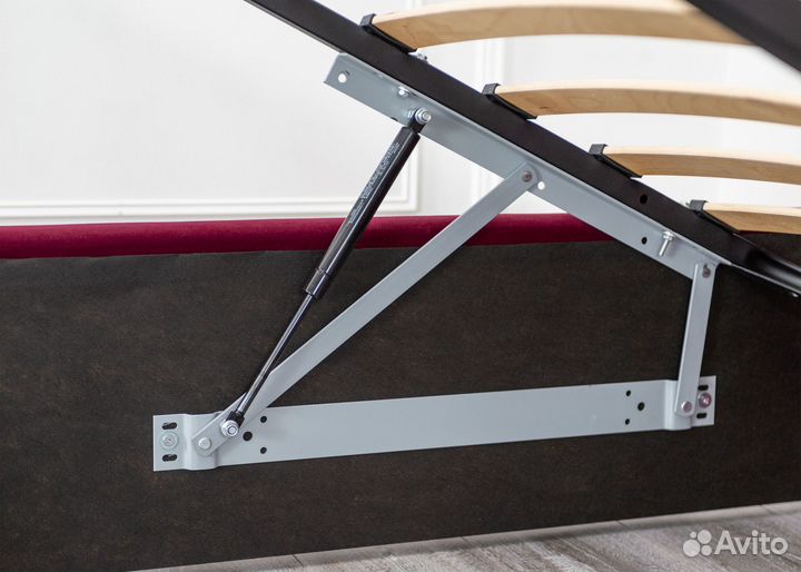 Кровать с подъемным механизмом 160х200 бордо