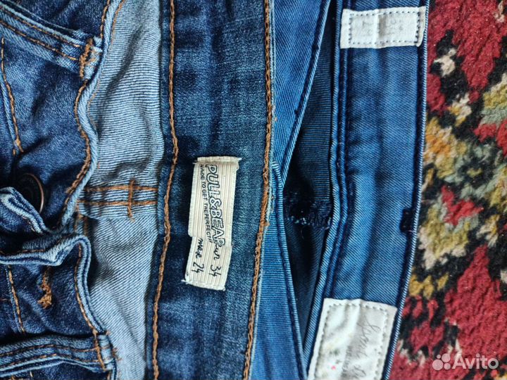 Вещи пакетом 40-44 джинсы