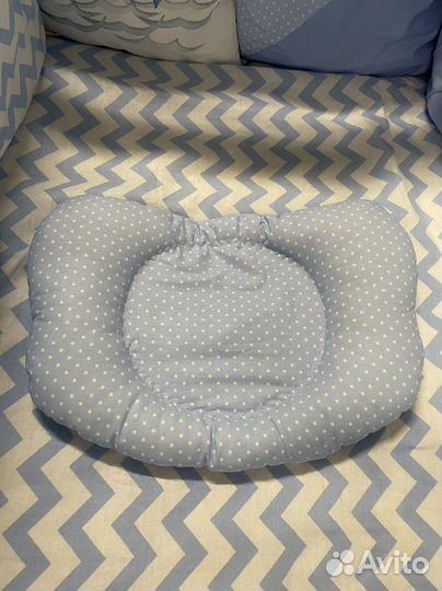 Комплект в кроватку, подушки бортик