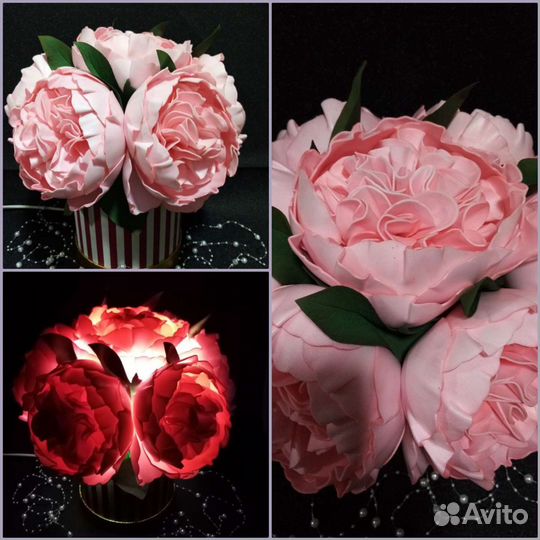 Светильники ручной работы,ростовые цветы