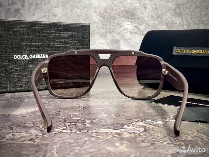 Очки мужские dolce gabbana коричневые