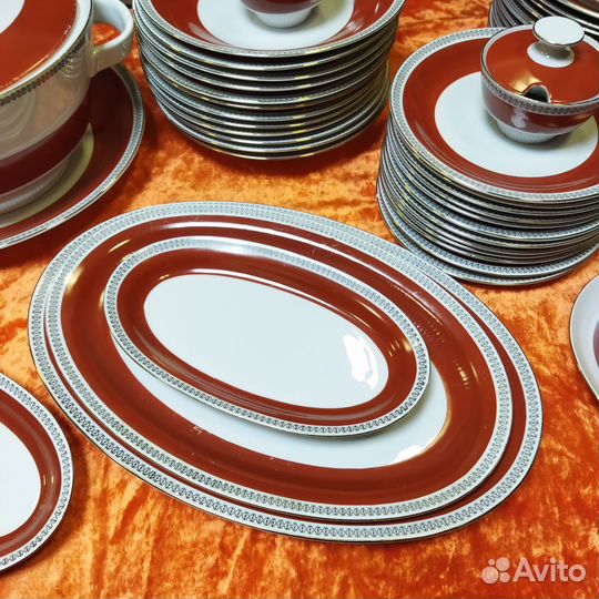 Столовый Сервиз ГДР Кольдиц.Koldiz 59 предметов