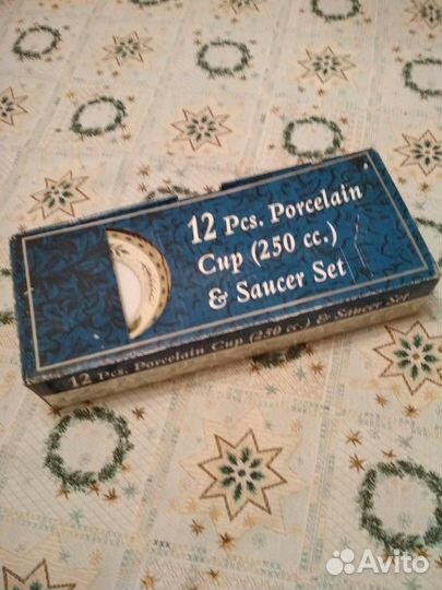 Набор фарфоровый чайный новый