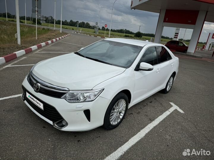 Toyota Camry 2.5 AT, 2015, битый, 160 000 км