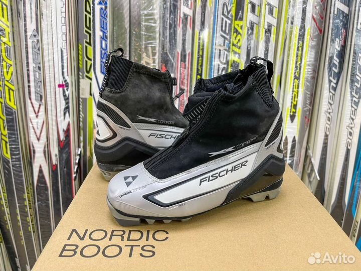 Лыжные ботинки fischer xc comfort silver