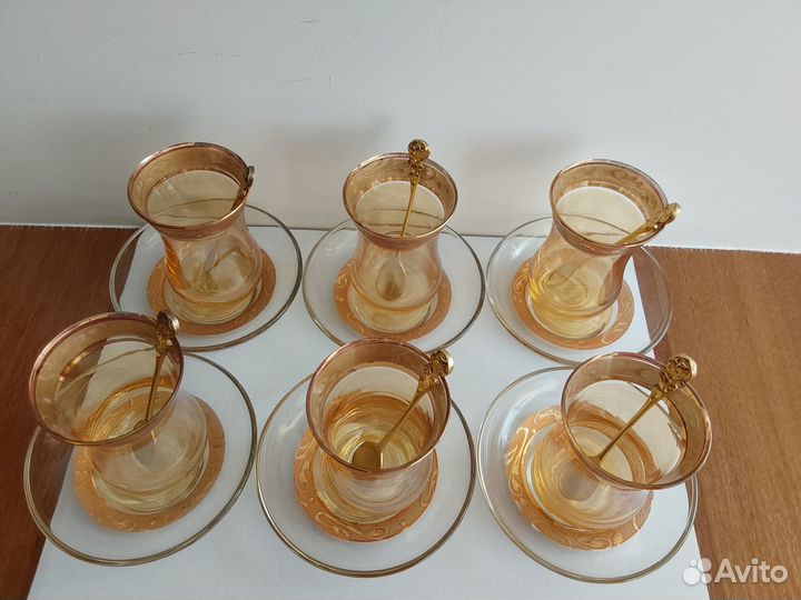 Турецкие чайные принадлежности новые