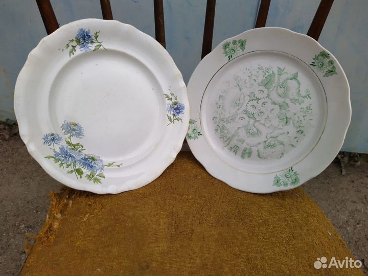 Тарелка старинная з-д имени Калинина 1930-40 гг