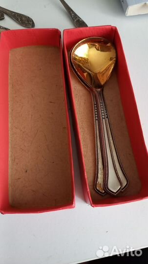 Ложки кофейные мельхиор