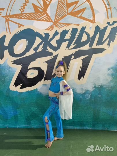 Костюм для танцев диско и слоу 2в1 размер 134