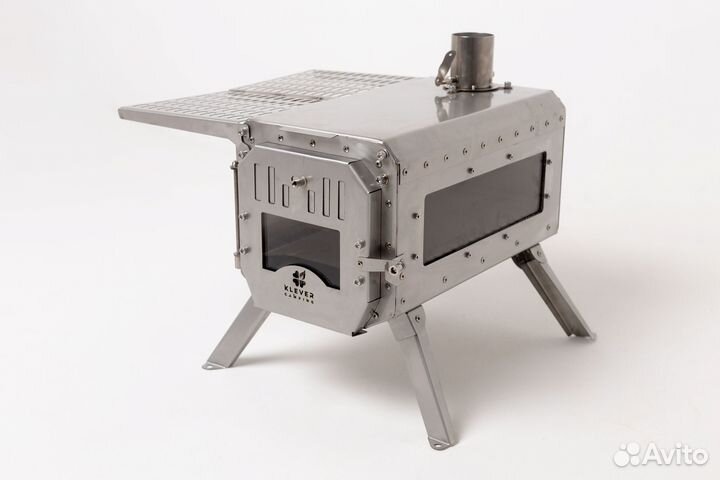 Печь для зимней палатки с Духовкой KleverCamping