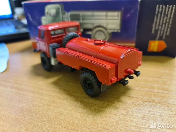 Модель грузовика 1:43 Газ 66 пож-ый с фурнитурой