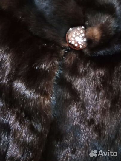 Шуба норковая с капюшоном 42 44 размер