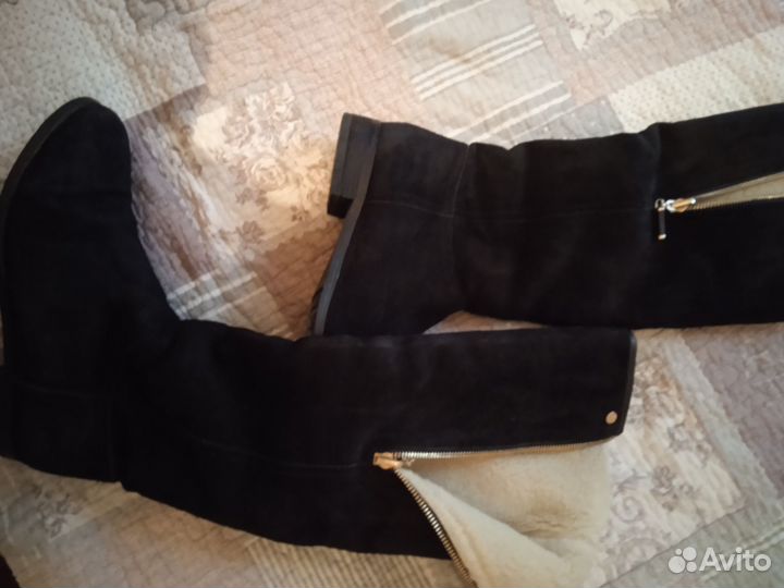 Сапоги женские ботфорты зимние 38