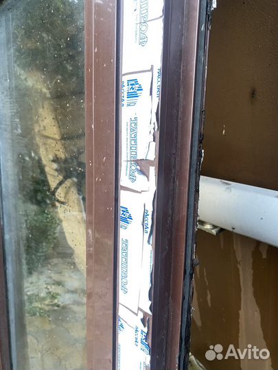 Окна пластиковые бу коричневые