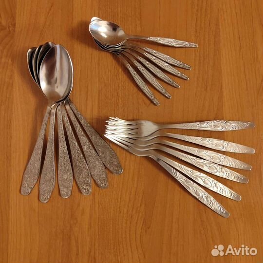 Ложки и вилки из пищевой нержавейки качество СССР