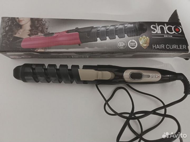Стайлер щипцы для завивки волос