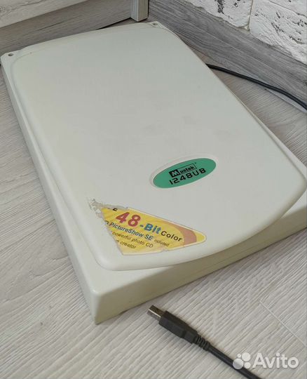 Сканер Mustek 1248ub цветной