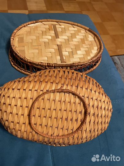 Плетеные корзинки- хлебницы