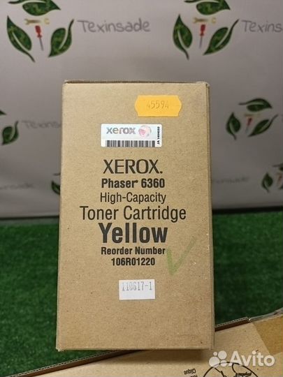 Картридж Xerox 106R01220, жёлтый