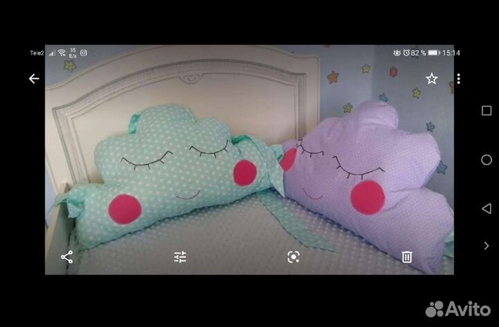 Бортики в детскую кроватку