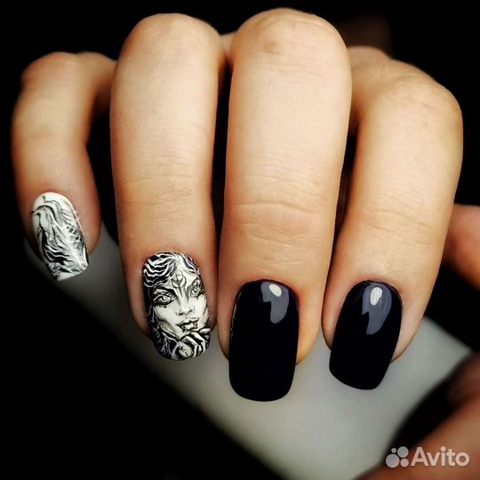 Аппаратный маникюр + покрытие гель-лаком