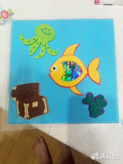 Книга развивающиеся из фетра