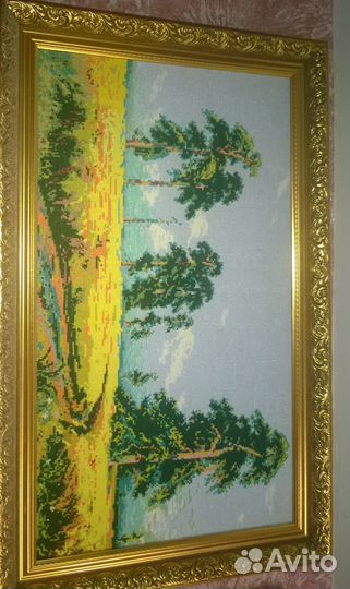 Картина-вышивка ручная