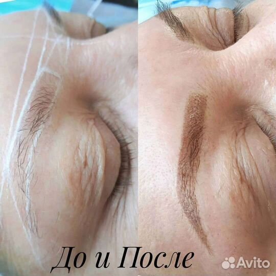 Татуаж, пудровое напыление бровей, губ и глаз