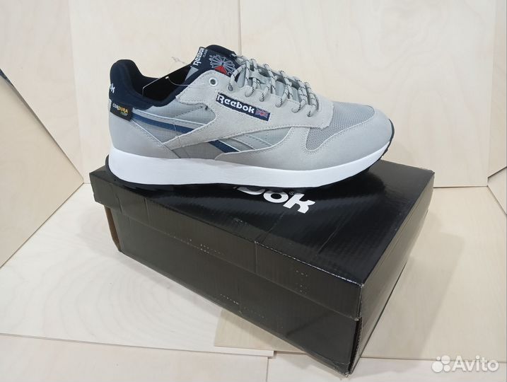 Кроссовки Reebok Classic Leather Grey Navy