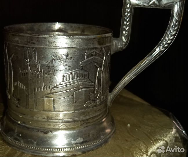 Подстаканники СССР серебро