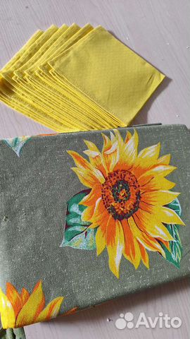 Скатерть с салфетками СССР