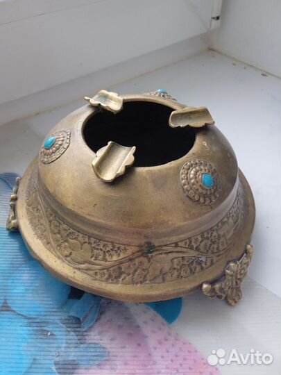 Пепельница. Винтаж, латунь, бронза